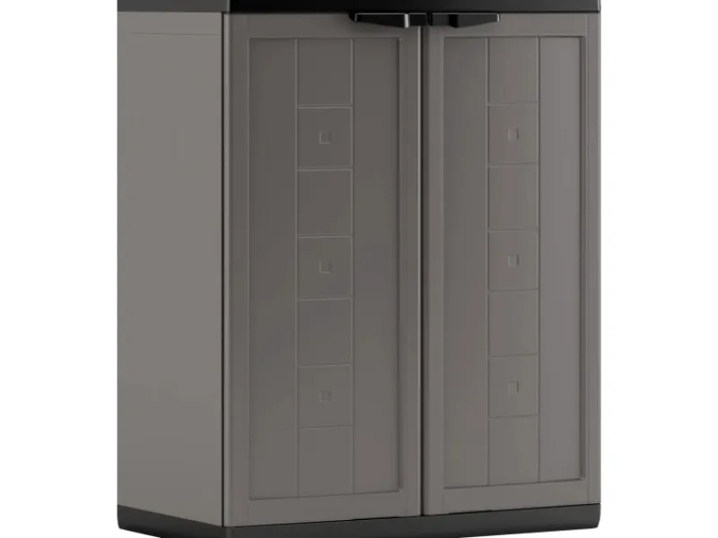 Kunststoffschrank Jolly 68 cm x 85 cm x 39 cm Dunkelgrau