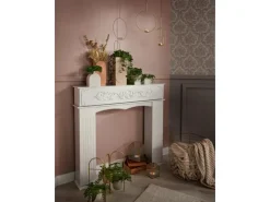 Laterne Modern Antique 17 cm x 14 cm x 14 cm Transparent-Gold