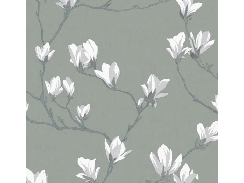 Laura Ashley Vliestapete Magnolia Grove Slate 10,05 x 0,52 m
