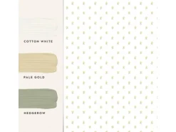 Laura Ashley Vliestapete Wood Violet Ochre Yellow Ockergelb FSC®