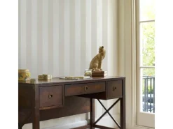 Laura Ashley Vliestapete Lille Pearlescent Stripe Linen 10,05 x 0,52 m