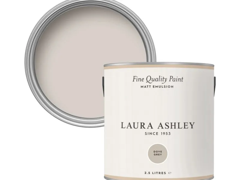Laura Ashley Wandfarbe Dove Grey Grau 2,5 l