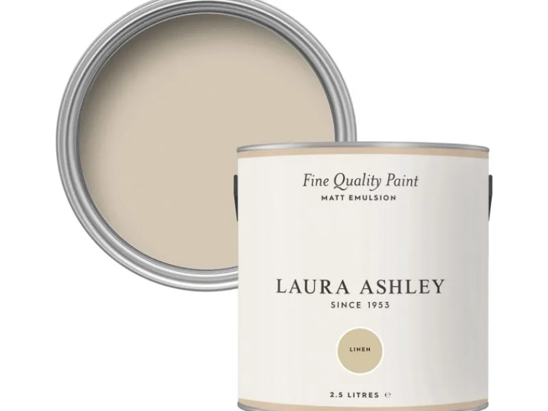 Laura Ashley Wandfarbe Linen Beige 2,5 l