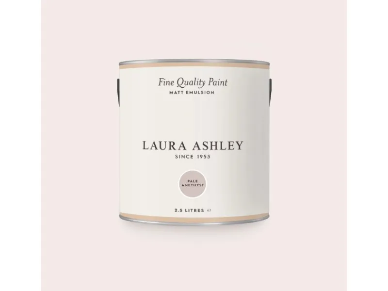 New Laura Ashley Wandfarbe Pale Amethyst Rosa 2,5 l