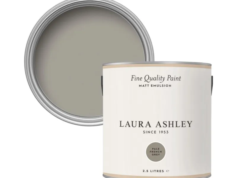 Laura Ashley Wandfarbe Pale French Grey Grau 2,5 l