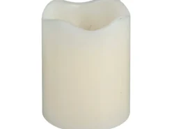 LED Kerze Integrierter Timer Flackernd 9 cm x 7 cm x 7 cm