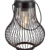 LED Solar-Laterne Schwarz