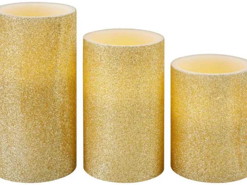 LED-Kerzen Goldfarben