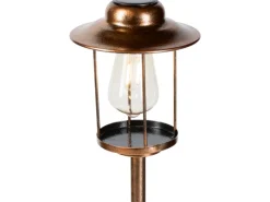 Hot LED-Solarspieß Laterne Vintage Trichterförmig