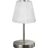 LED-Tischleuchte Emmy Nickel matt