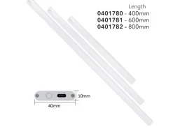 Clearance LED-Unterbauleuchte Wellensensor 320 lm 3000-6000 K CCT 80 cm Silber