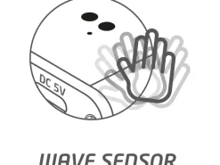 Clearance LED-Unterbauleuchte Wellensensor 320 lm 3000-6000 K CCT 80 cm Silber