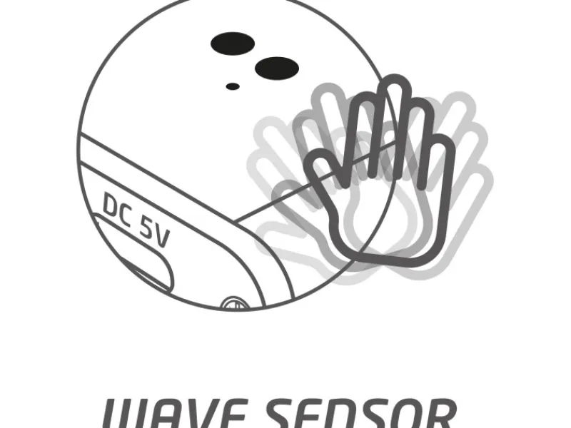 Clearance LED-Unterbauleuchte Wellensensor 320 lm 3000-6000 K CCT 80 cm Silber