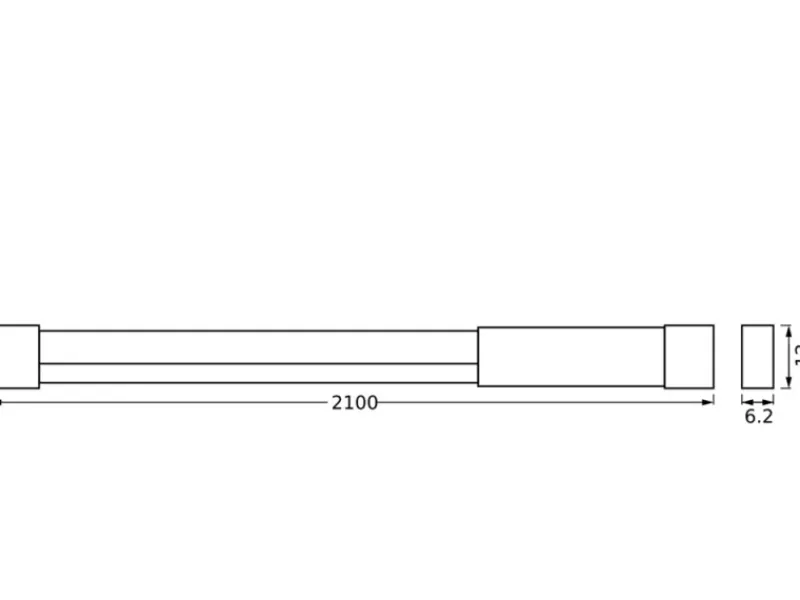 LEDVANCE LED-Streifen Neon Flex USB mit Fernbedienung 4 W RGB 210 cm
