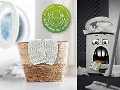 Leifheit 2er Set Wischbezug Profi XL 42cm Bezug Fliesen & Steinböden