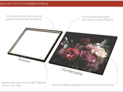 Pro Art Leinwandbild Anonymus Modern Baroque Flowers II 77 cm x 57 cm