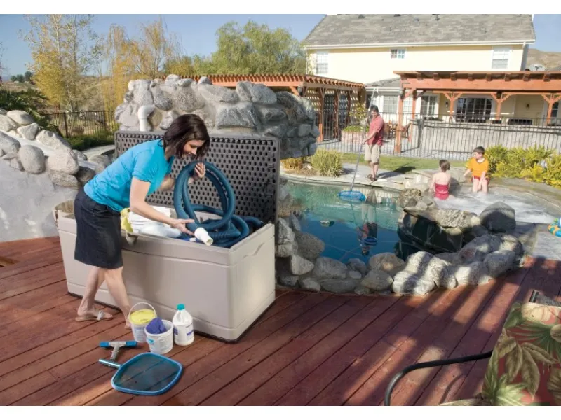 Lifetime XXL Kissenbox Anthrazit/Grau