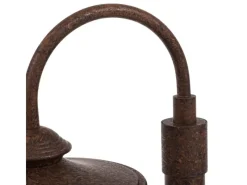 Lindby Außenleuchte Laterne Zayn 10036409 Retro Vintage Antik in Braun aus Aluminium 1-flammig E27