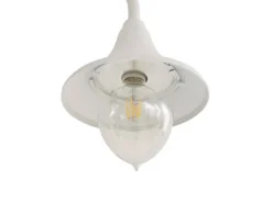 Outlet Lindby Mastleuchte Außen Laterne Madea 10034012 Spritzwassergeschützt Modern in Weiß aus Aluminium 2-flammig E27