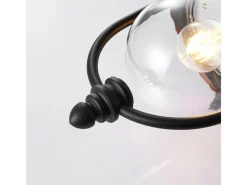 Lindby Wandleuchte Außen Laterne Clint 9630098 Spritzwassergeschützt Retro Vintage Antik in Kupfer aus Aluminium 1-flammig E27