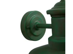 Sale Lindby Wandleuchte Außen Laterne Eloretta 10025907 Spritzwassergeschützt Landhaus Vintage Rustikal in Grün aus Metall 1-flammig E27