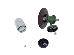 Sale Lindby Wandleuchte Außen Laterne Eloretta 10025907 Spritzwassergeschützt Landhaus Vintage Rustikal in Grün aus Metall 1-flammig E27