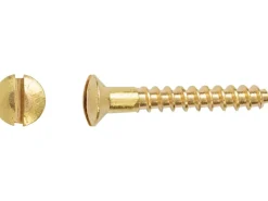 Linsensenkkopf Holzschraube Schlitz-Antrieb Ø 2,5 mm x 16 mm 25 Stück