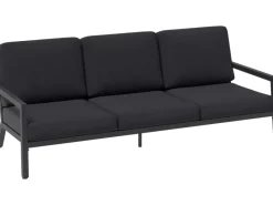 Lounge-Gruppe Springtown 4-teilig Aluminium Schwarz-Dunkelgrau