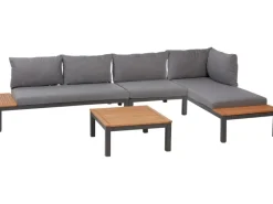 Outlet Lounge-Sessel Bonlee aus Aluminium Grau