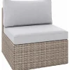 Lounge-Sessel Olea aus Polyrattan Sand