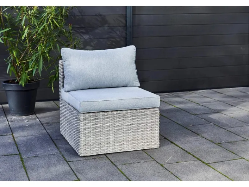 Lounge-Sessel Olea aus Polyrattan Sand