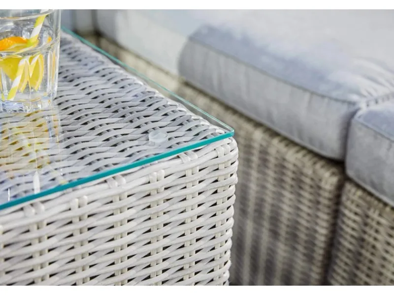 Lounge-Sessel Olea aus Polyrattan Sand