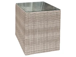 Lounge-Set Olea 5-teilig aus Polyrattan Sand