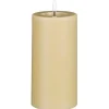 Discount Luca Lighting Kerze Taupe 15 cm x 7,5 cm LED mit Timer Warm Weiß