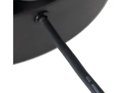 Lucande Laterne Marrin 10025952 Spritzwassergeschützt Modern in Schwarz aus Metall 1-flammig E27