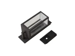 Lucande LED Wandleuchte Außen Laterne Ferdinand 9619149 Spritzwassergeschützt Modern in Alu aus Aluminium 1-flammig