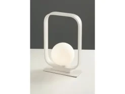 Luce Design Tischleuchte Roxy 1-flammig Weiß 10 cm x 16 cm x 26 cm