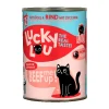 New Lucky Lou Katzen-Nassfutter Lifestage Adult Geflügel & Rind 400 g