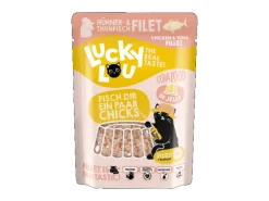 Outlet Lucky Lou Katzen-Nassfutter Thunfisch & Hühnerf in Jelly 70 g