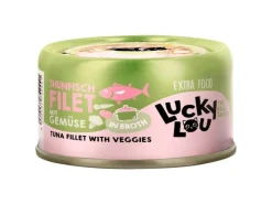 Outlet Lucky Lou Katzen-Nassfutter Thunfisch Gemüse in Broth 70 g