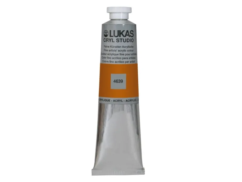 Lukas Cryl Studio Acrylfarbe Aluminiumtube Terra di Siena natur 75ml