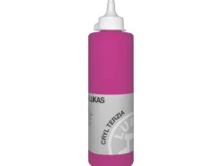 Clearance Lukas Cryl Terzia Acrylfarbe Studien-Qualität 500 ml Primär-Rot