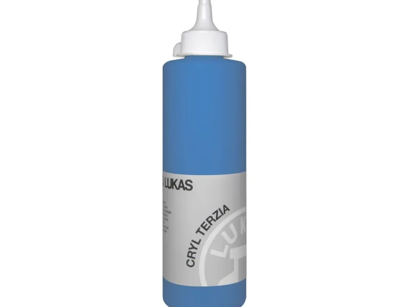 Lukas Cryl Terzia Acrylfarbe Studien-Qualität 500 ml Primär-Blau