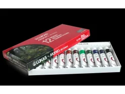 Clearance Lukas Terzia Oil Ölfarben-Set 12 x 12 ml Farbtuben