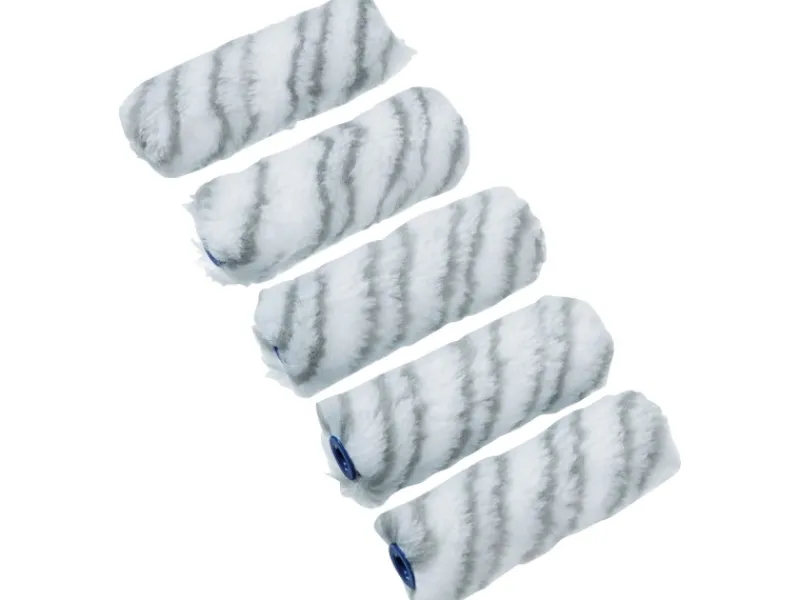 LUX-TOOLS LUX Dispersionswalze 10 cm Polyester Kurzflor 5 Stück