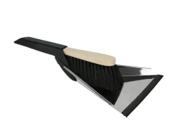 Outlet LUX-TOOLS LUX Edelstahl-Kehrgarnitur Handfeger Holz mit Lippe