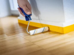 LUX-TOOLS PRO LUX PRO Farbroller Lacke Blau-Gelb Ø 2,5 cm x 10 cm