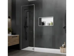 LuxeBath Wandnische Edelstahl 60x30x10 cm Silber Duschnische Rahmen Einbauregal