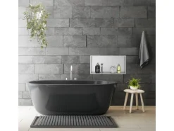 LuxeBath Wandnische Edelstahl 60x30x10 cm Silber Duschnische Rahmen Einbauregal