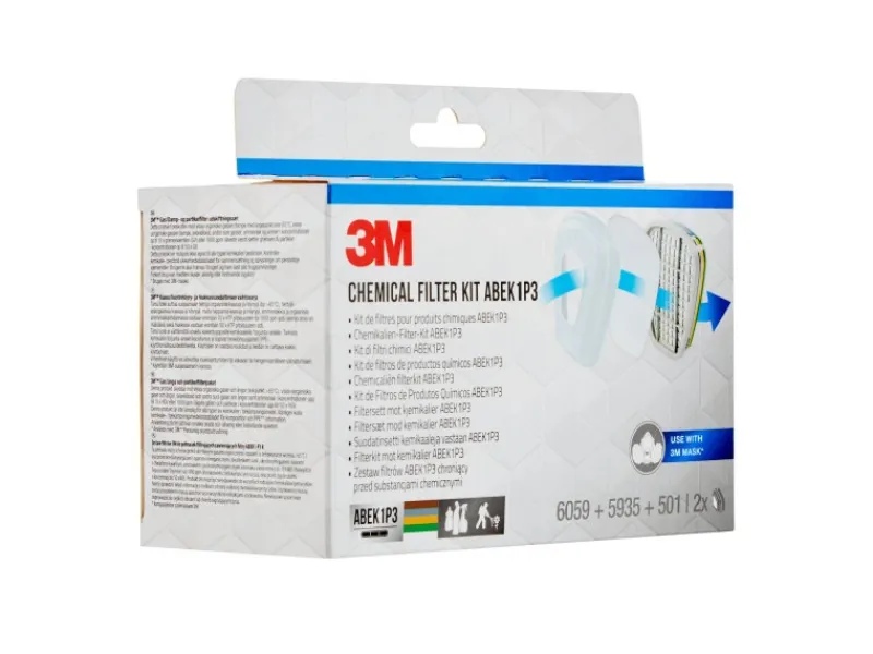 3M Filter 6004 PRO1 ABEK1P3 Weiß 1 Set